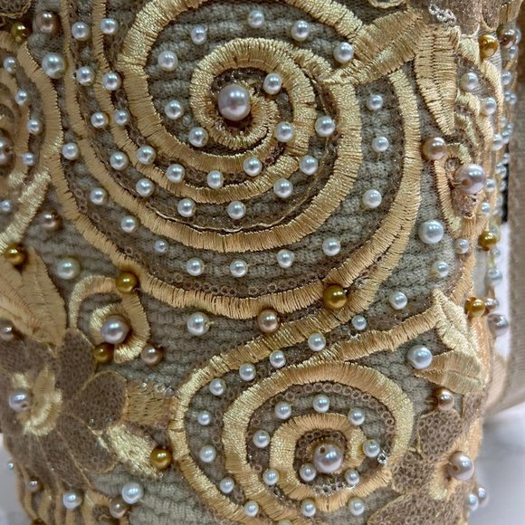 Luxury Wayuu Handmade Bag Gold - Picture 3 of 8